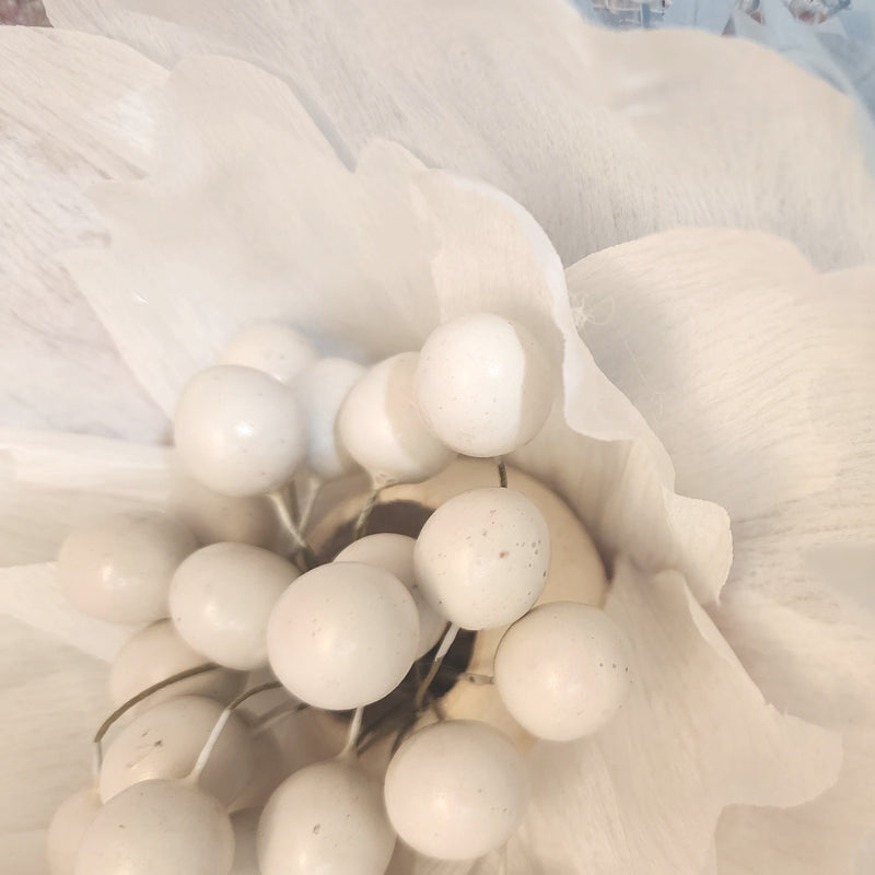 Cream, Periwinkle and Lilac Fascinator