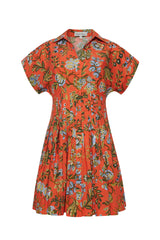 Cara Cara - Nash Mini Dress - Clover Orange