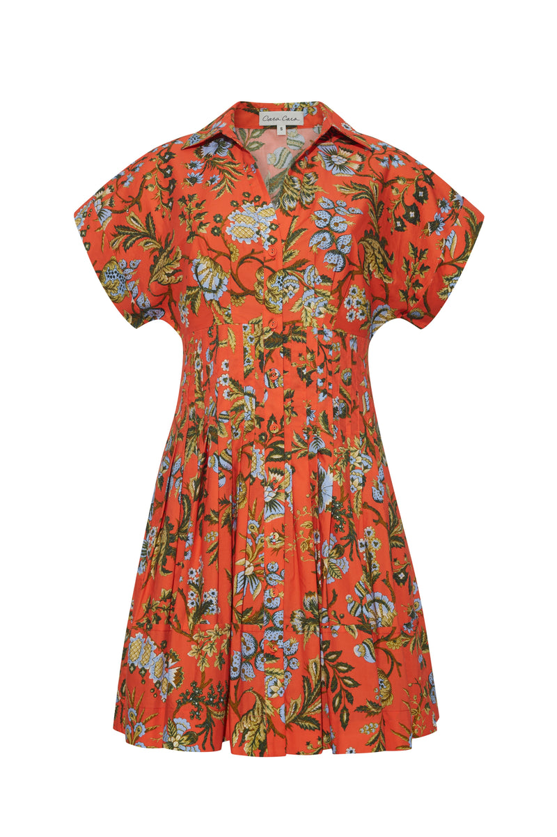 Cara Cara - Nash Mini Dress - Clover Orange