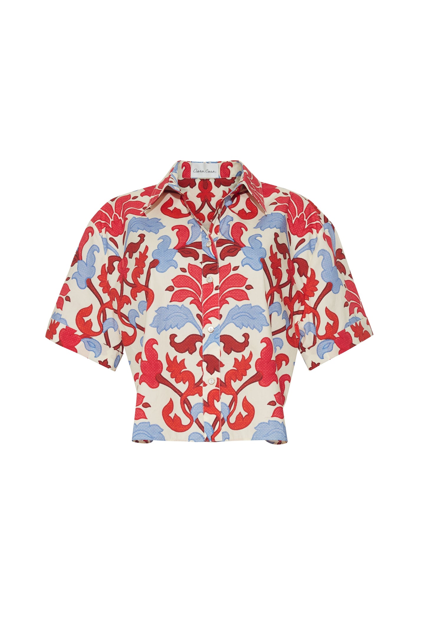 Cara Cara - Calvia Shirt - Fleur Crest Ivory