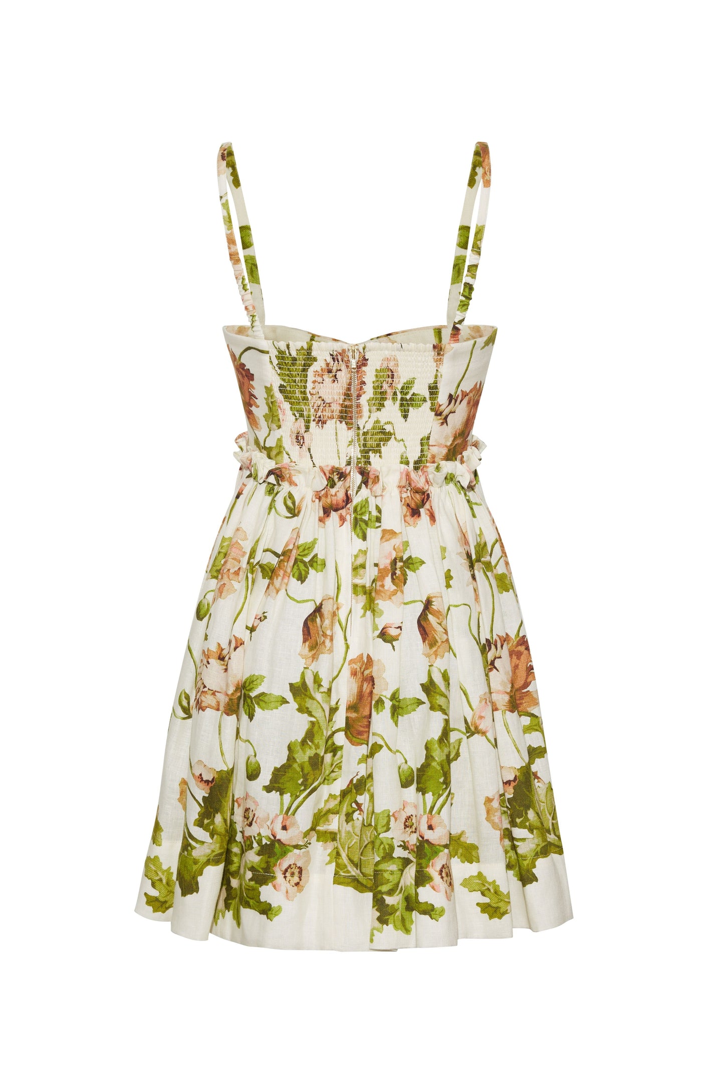 Cara Cara - Kori Mini Dress - Lockwood Flora Egret