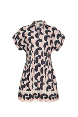 Cara Cara - Nash Mini Dress - Forma Geo Blush