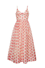 Cara Cara - Pero Midi Dress - Celeste Spot Pink
