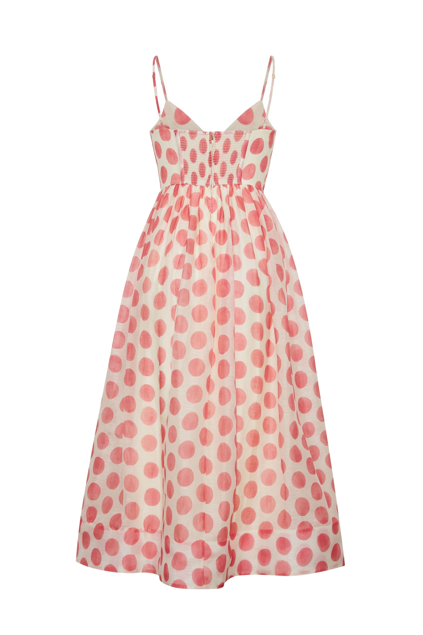 Cara Cara - Pero Midi Dress - Celeste Spot Pink