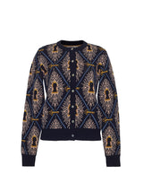 Lingua Franca - Getty Cardigan - Black Multi