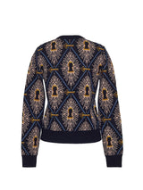Lingua Franca - Getty Cardigan - Black Multi