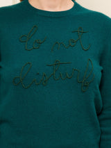 Lingua Franca - Do Not Disturb Crewneck - Hunter