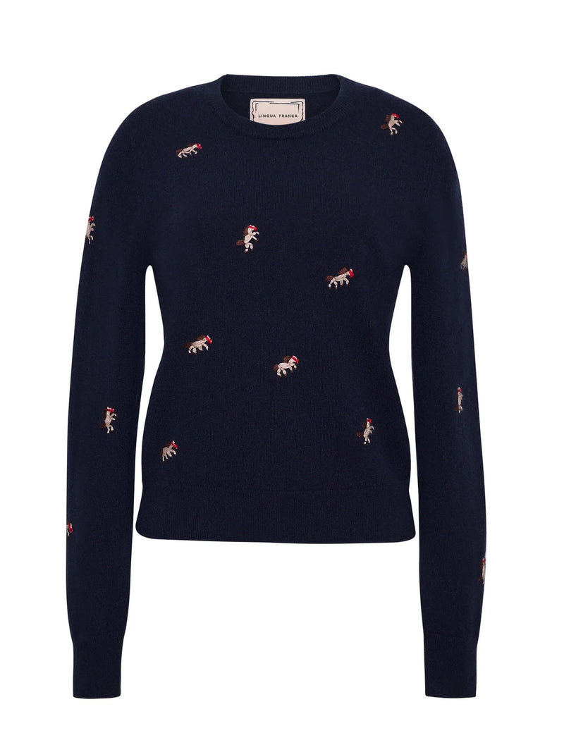 Motif 100% Cashmere Crewneck Sweater