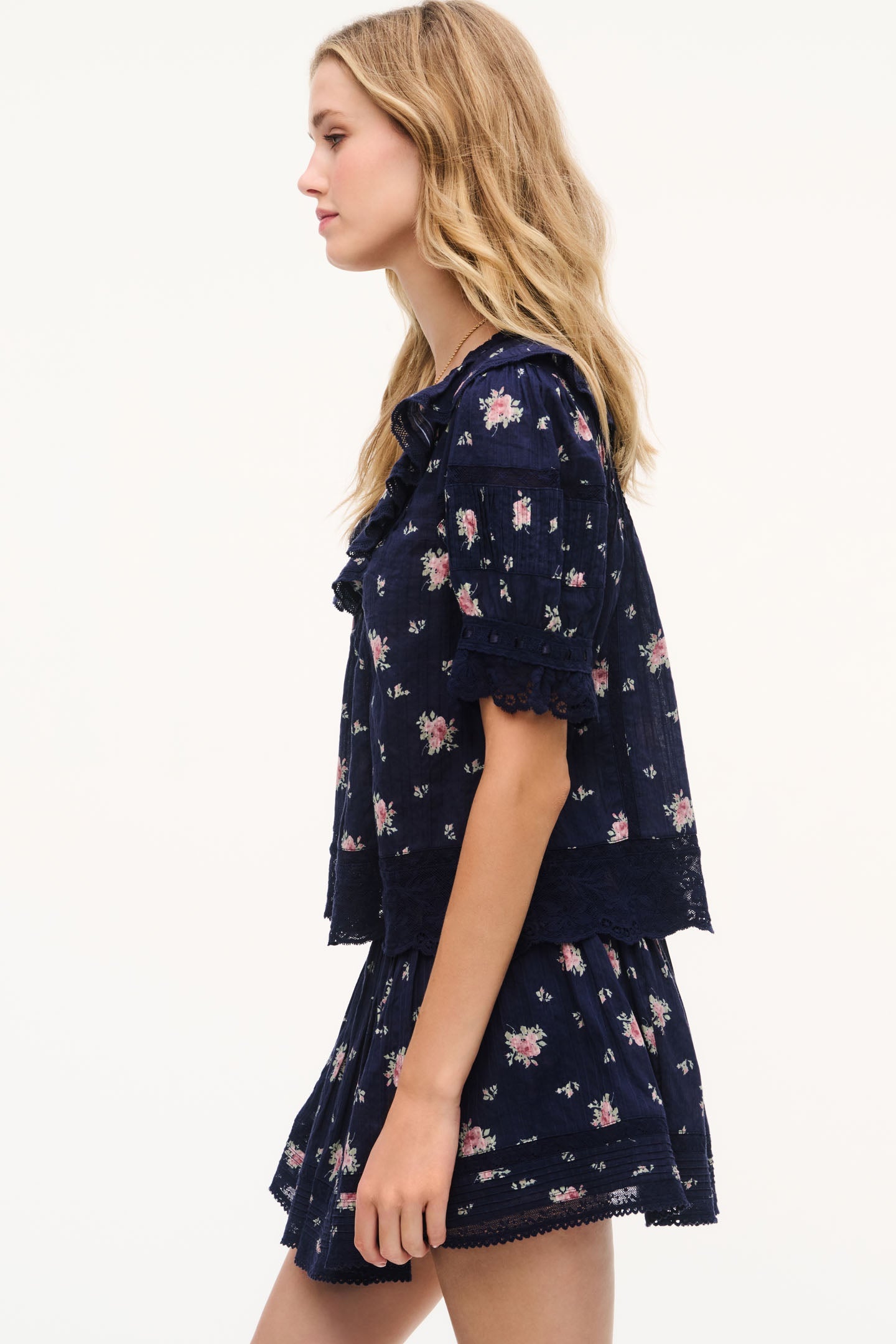LoveShackFancy - Kressler Skirt - Inkwash