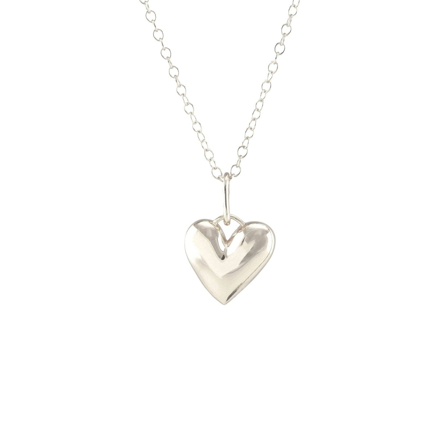 Kris Nations - Puffy Heart Charm Necklace