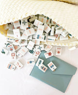 Peace Love Mahjong - Card Clutch