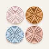 Solid Mixed Set of 4 Coasters