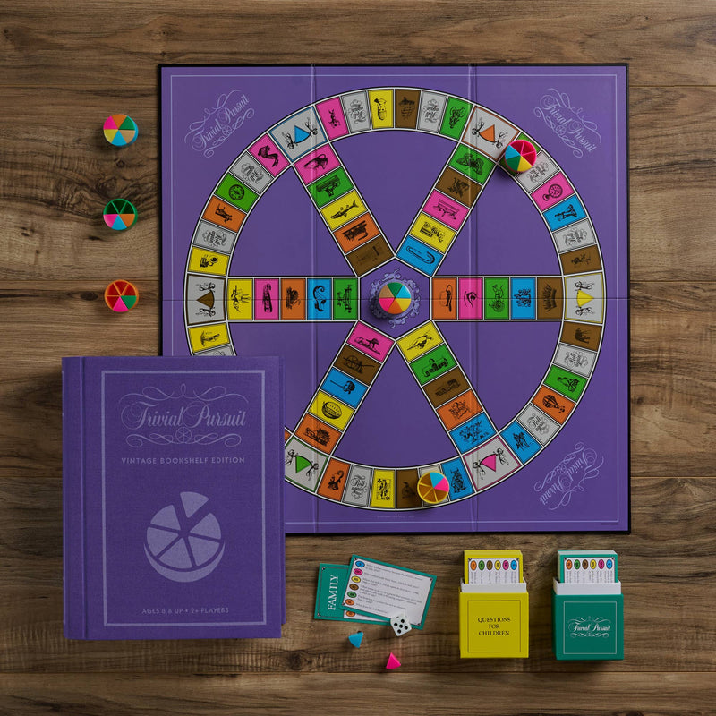 WS Game Company - Trivial Pursuit Vintage Bookshelf Edition