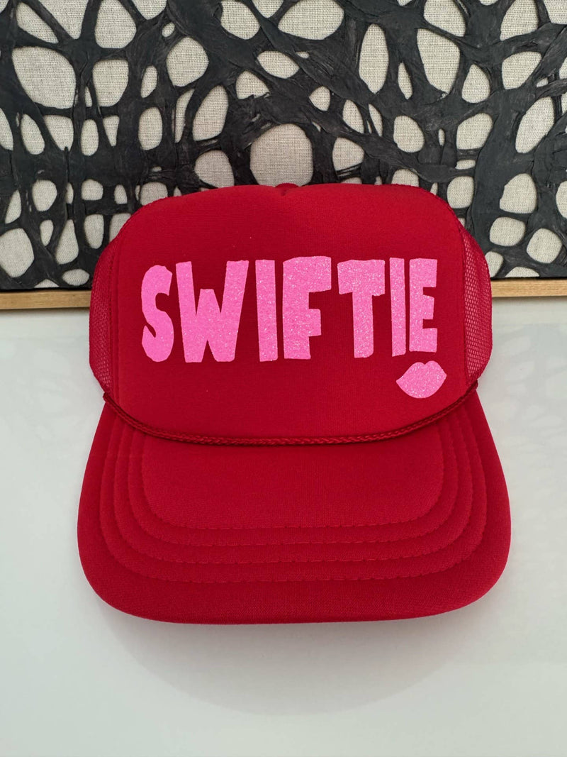 Youth Swiftie Trucker Hat - Red
