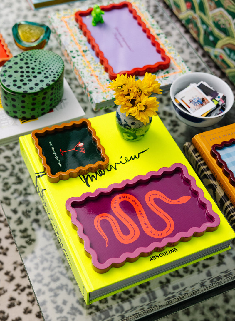 Fuck Around Lacquer Tray
