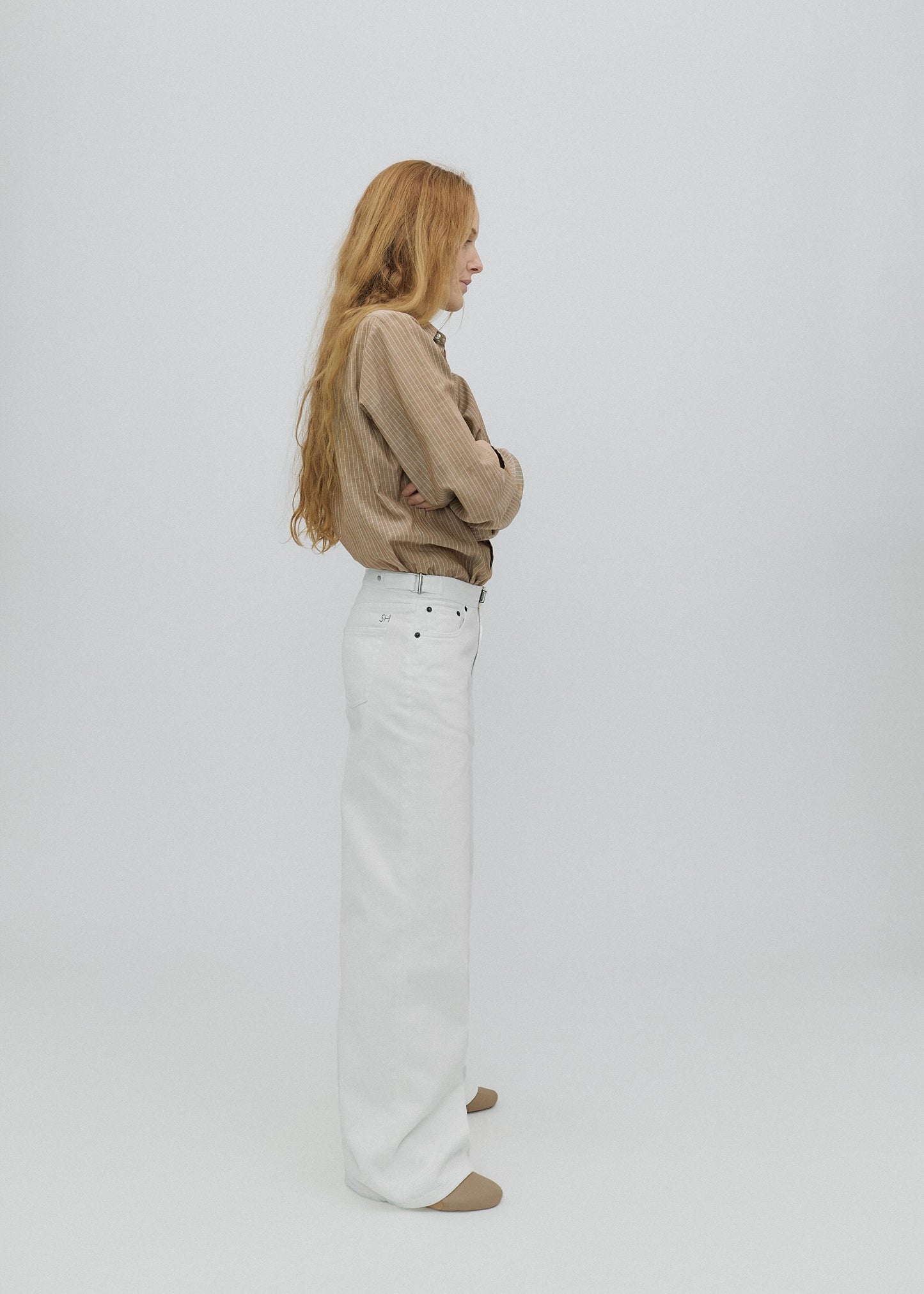 STILL HERE - Buckle Jeans - Milk