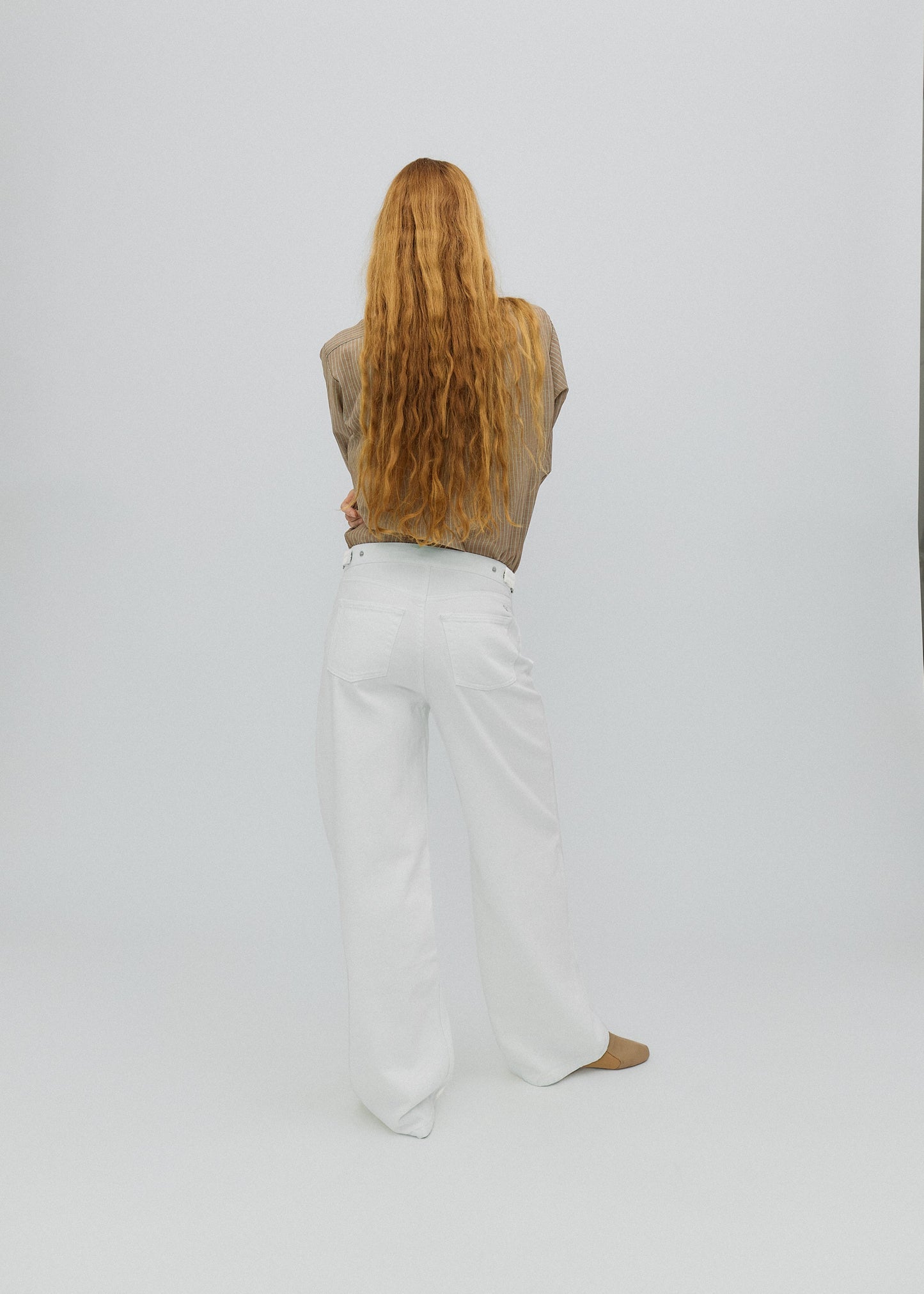 STILL HERE - Buckle Jeans - Milk