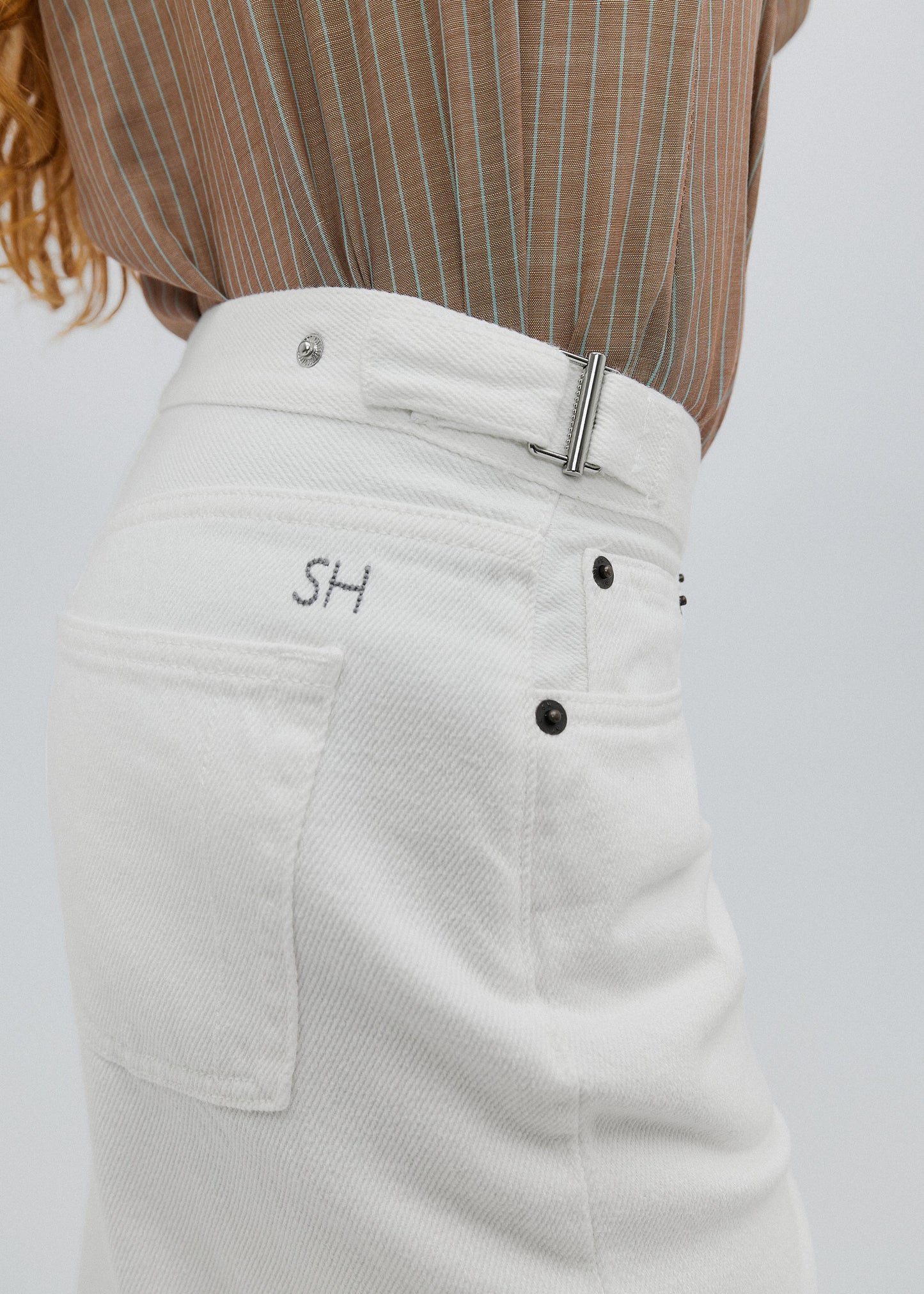 STILL HERE - Buckle Jeans - Milk