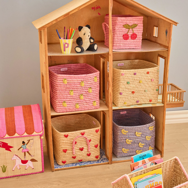 Square Raffia Basket