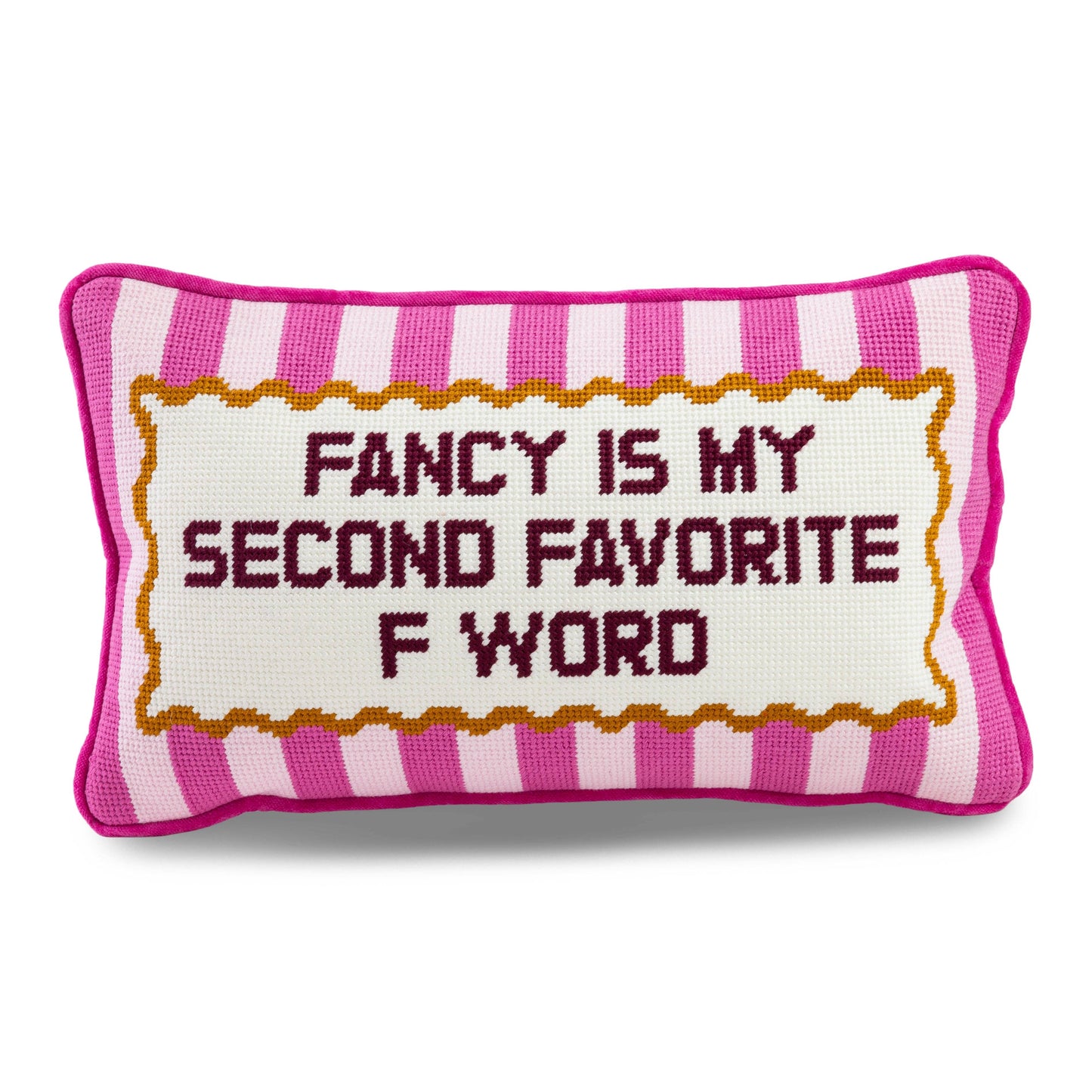 Furbish Studio - Fancy Needlepoint Pillow