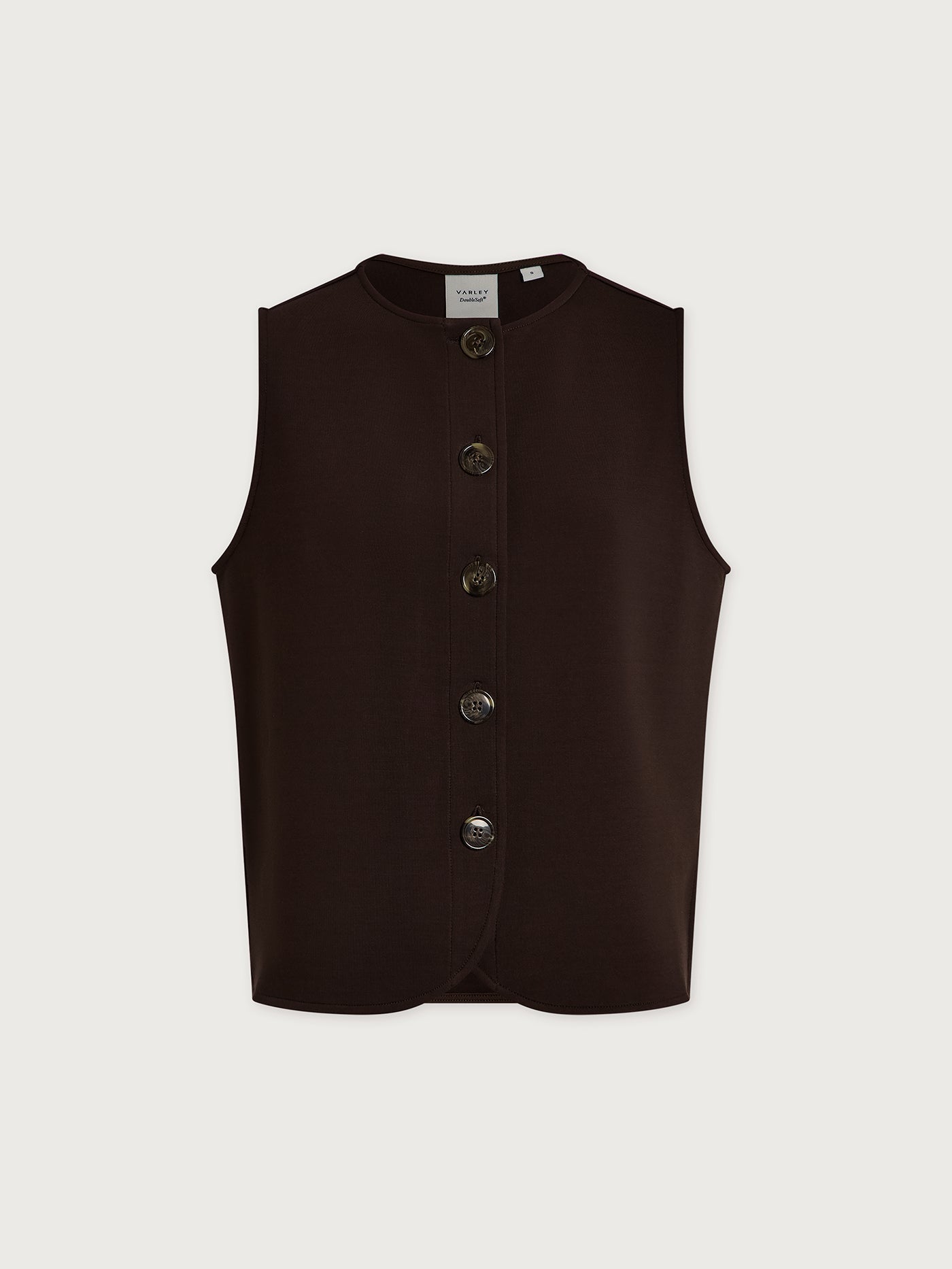 Varley - Josie Button Through Tank - Coffee Bean