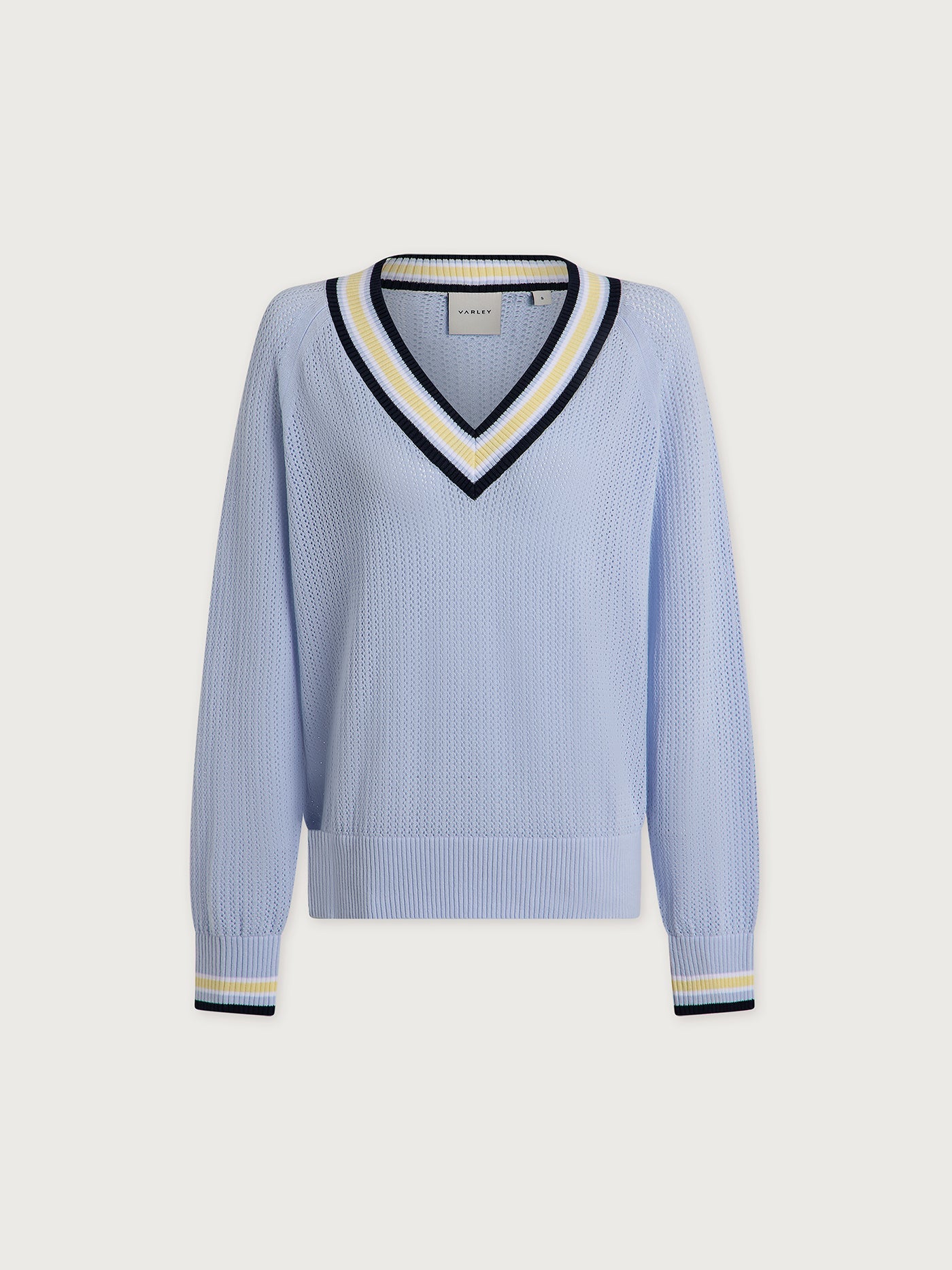 Varley - Maurice V Neck Sweater - Xenon Blue