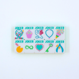 My Fair Mahjong - Crystal Confetti Lemon-Lime | Mahjong with a Sprinkle of Color and Joy | 1.25" x 0.9" x 0.7"