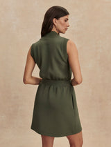 Varley - Polyanna Half Zip Dress - Thyme