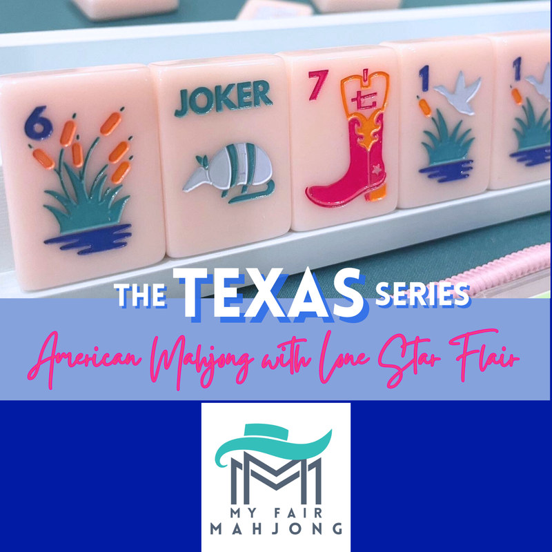 My Fair Mahjong - THE TEXAS SERIES | American Mahjong with Lone Star Flair | Colorful Unique Tiles