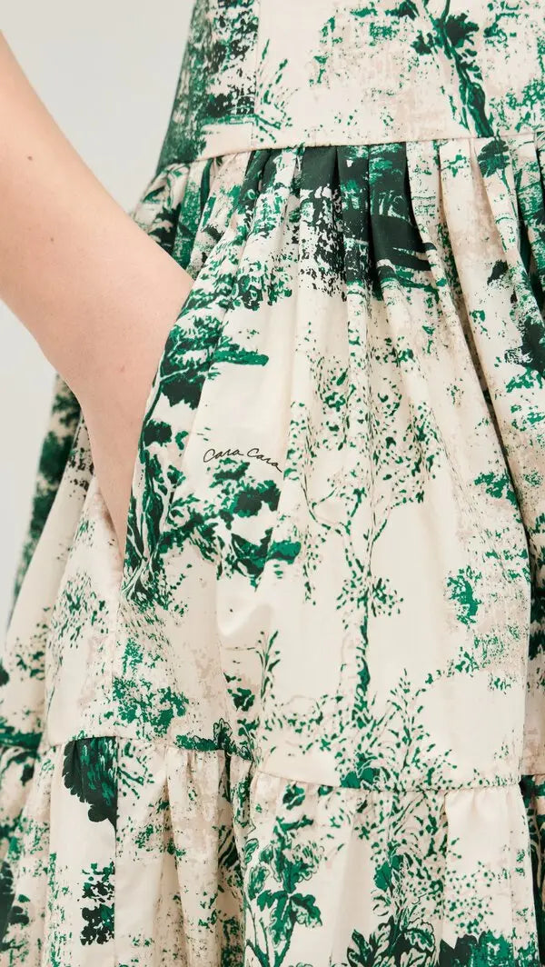 cara cara green dress Cara Cara - Santiago Midi Dress