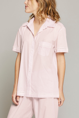 Short Sleeve Crop Pant PJ Set - Pink
