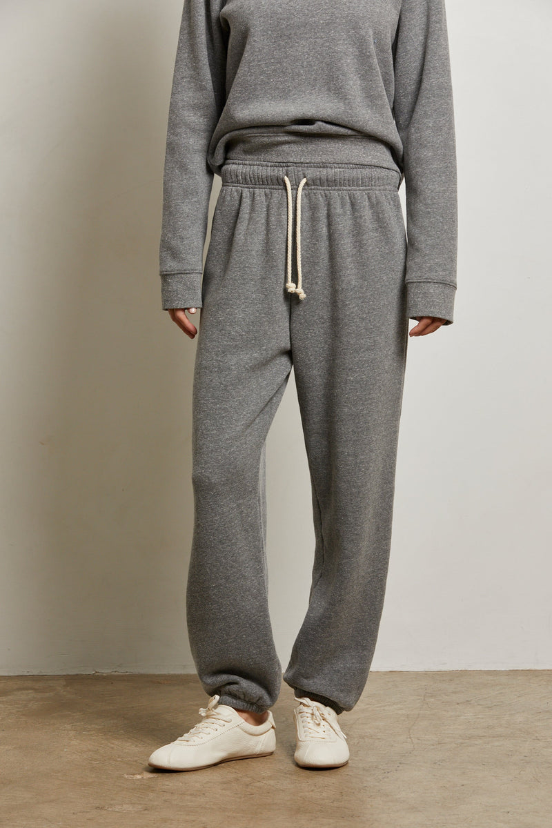 PerfectWhiteTee - Michelle Cotton Fleece Jogger - Dark Heather Grey