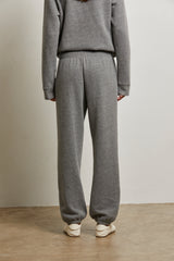 PerfectWhiteTee - Michelle Cotton Fleece Jogger - Dark Heather Grey
