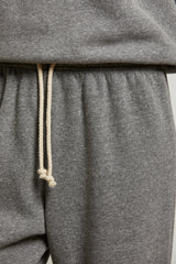 PerfectWhiteTee - Michelle Cotton Fleece Jogger - Dark Heather Grey