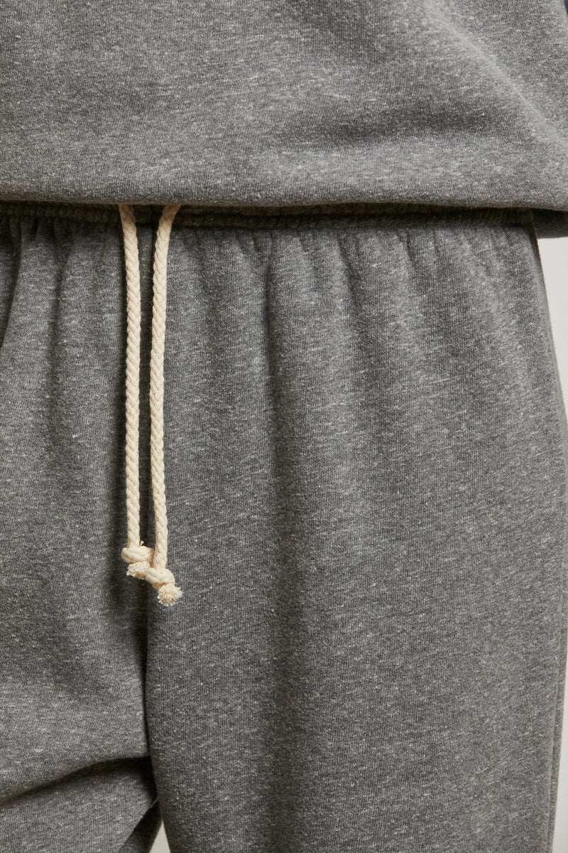 PerfectWhiteTee - Michelle Cotton Fleece Jogger - Dark Heather Grey