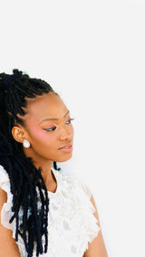 The Pink Reef - Pear Studs - Bubble Gum