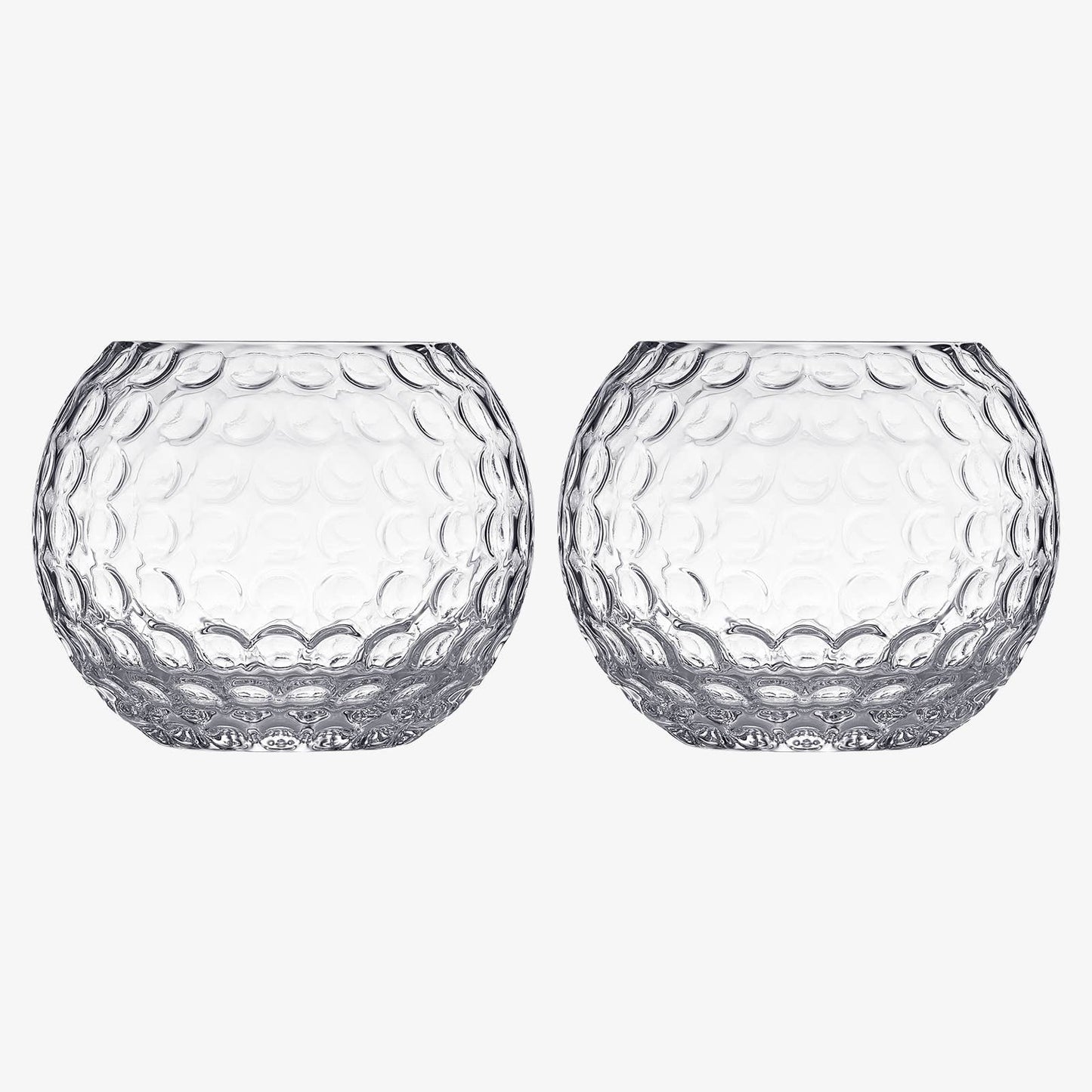 The Wine Savant /  Khen Glassware - Golf Ball Whiskey Glass | Set of 2