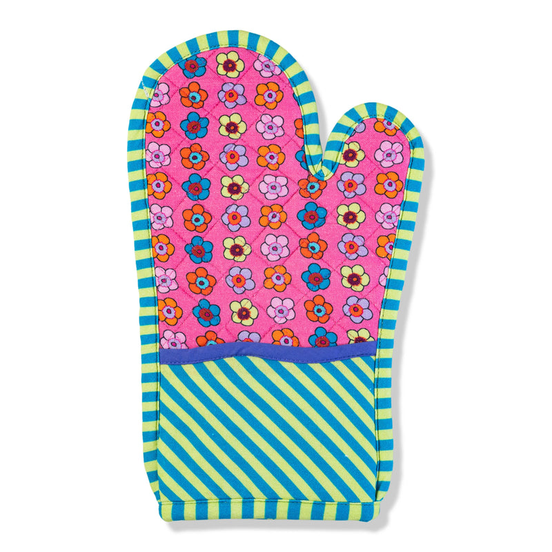 Furbish Studio - Pink Pot Holder & Oven Mitt