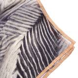 Samu Black Hand Crafted  Shibori Print Silk Chiffon Sqaure Scarf