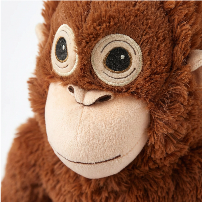 Punch Monkey Orangutan Plush - Huggable Stuffed Animal Toy