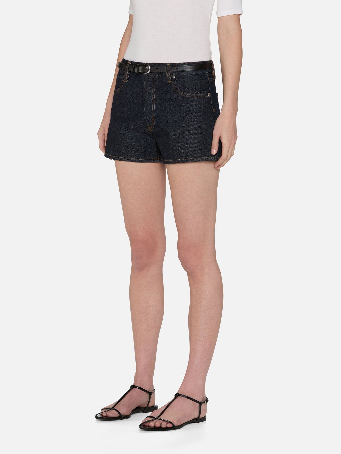 FRAME - The Hang Short - Rinse