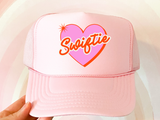 The Babe Co. - Swiftie Heart Pink Trucker Hat