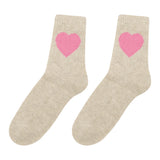 Jumper 1234 Heart Socks in Cygnet Cosmos Pink