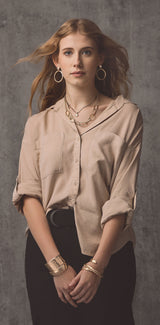 Aura Bronze Bangle