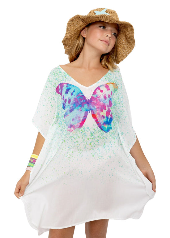 Butterfly Mint Splash Cover Up