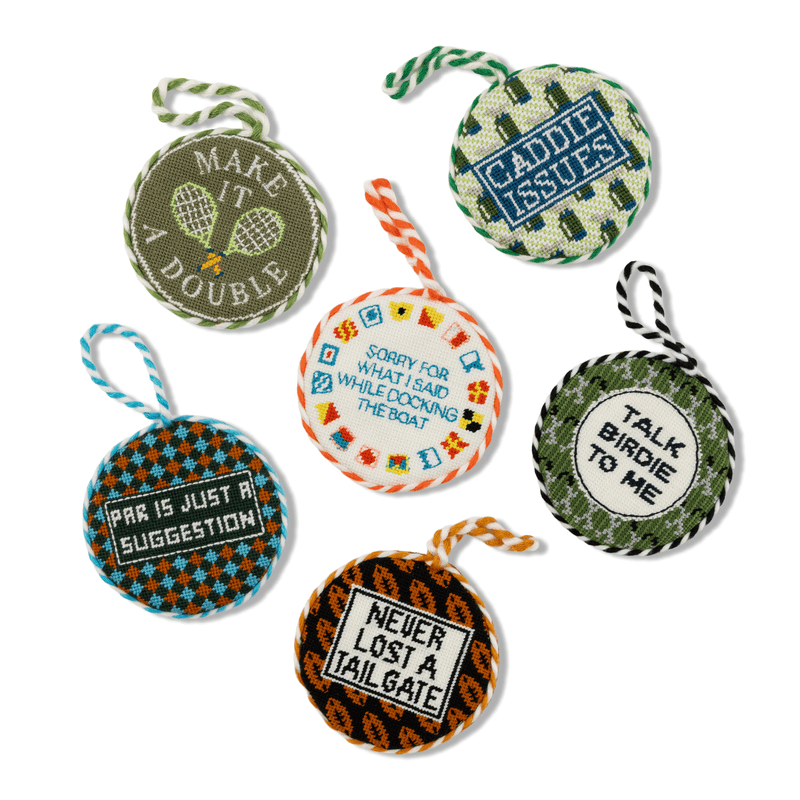 Make it a Double Needlepoint Ornament