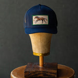 Horse 5 Panel Trucker Navy