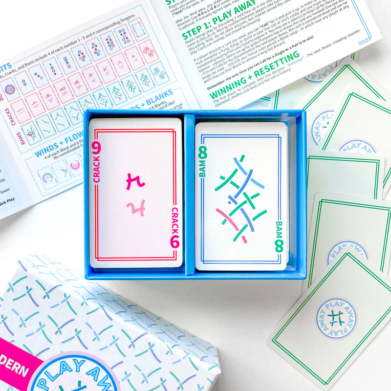 Play Away Cards - Play Away Mahjong - Modern Playing Card Deck