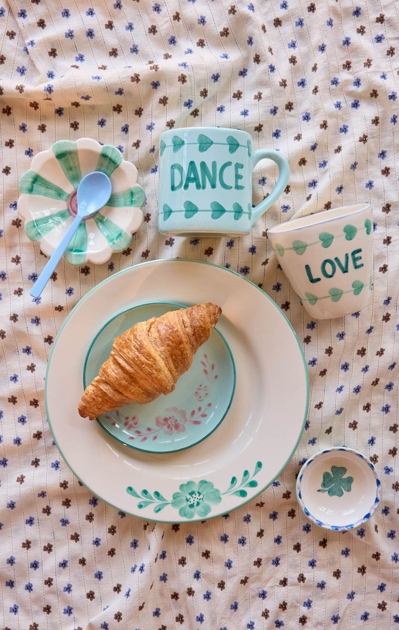 Hand-Painted Cake Plate