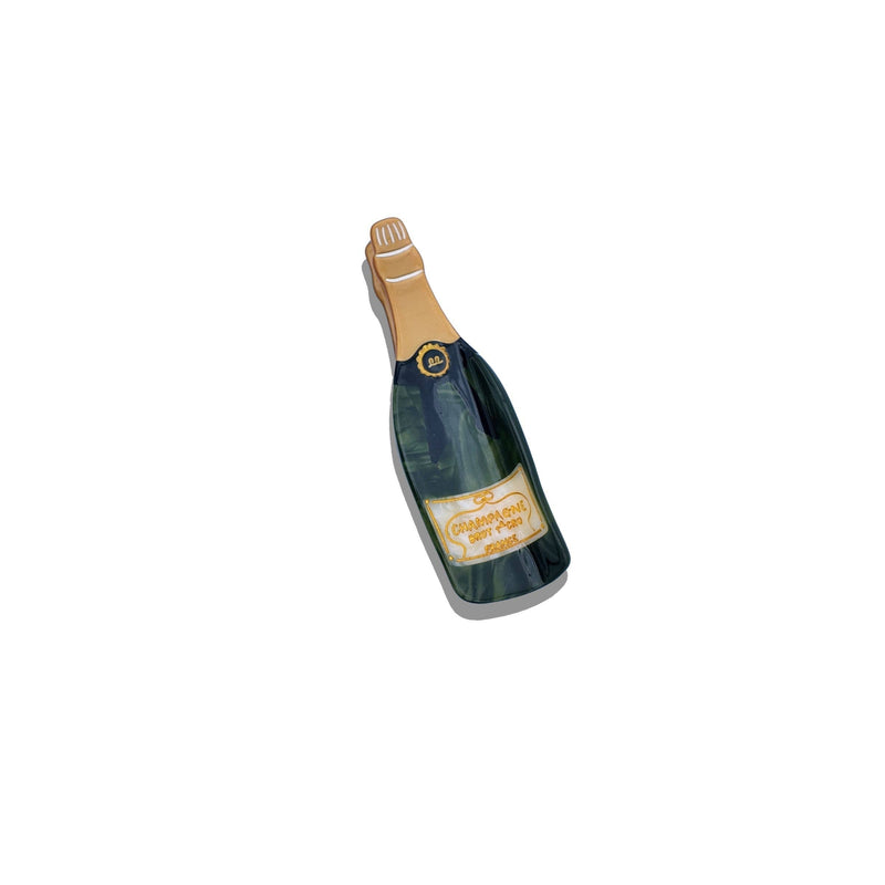 Solar Eclipse - Hand-painted Champagne Claw Hair Clip | Eco-Friendly